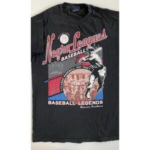 Large Vintage 90’s Negro League Baseball (NLBM) Double-Sided T-Shirt